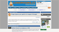 Desktop Screenshot of lorenzone.it