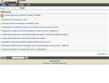 Tablet Screenshot of lorenzone.it